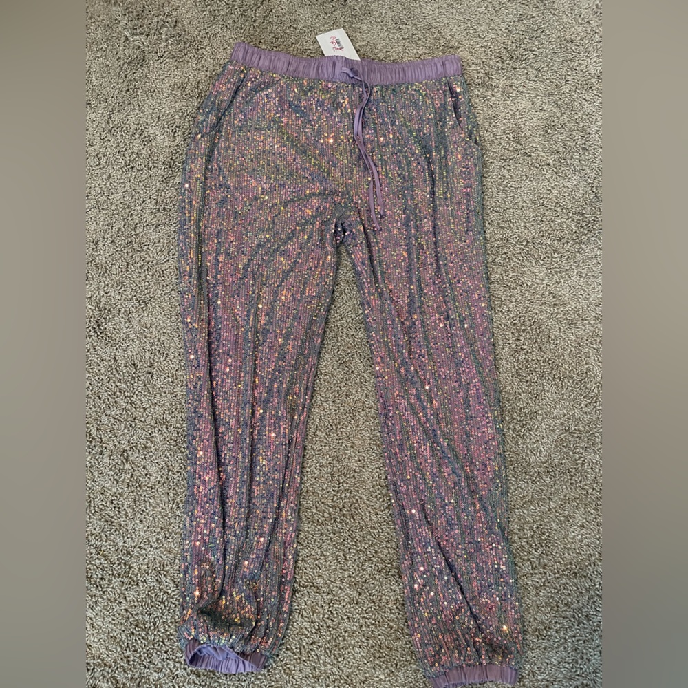 Sequin pants